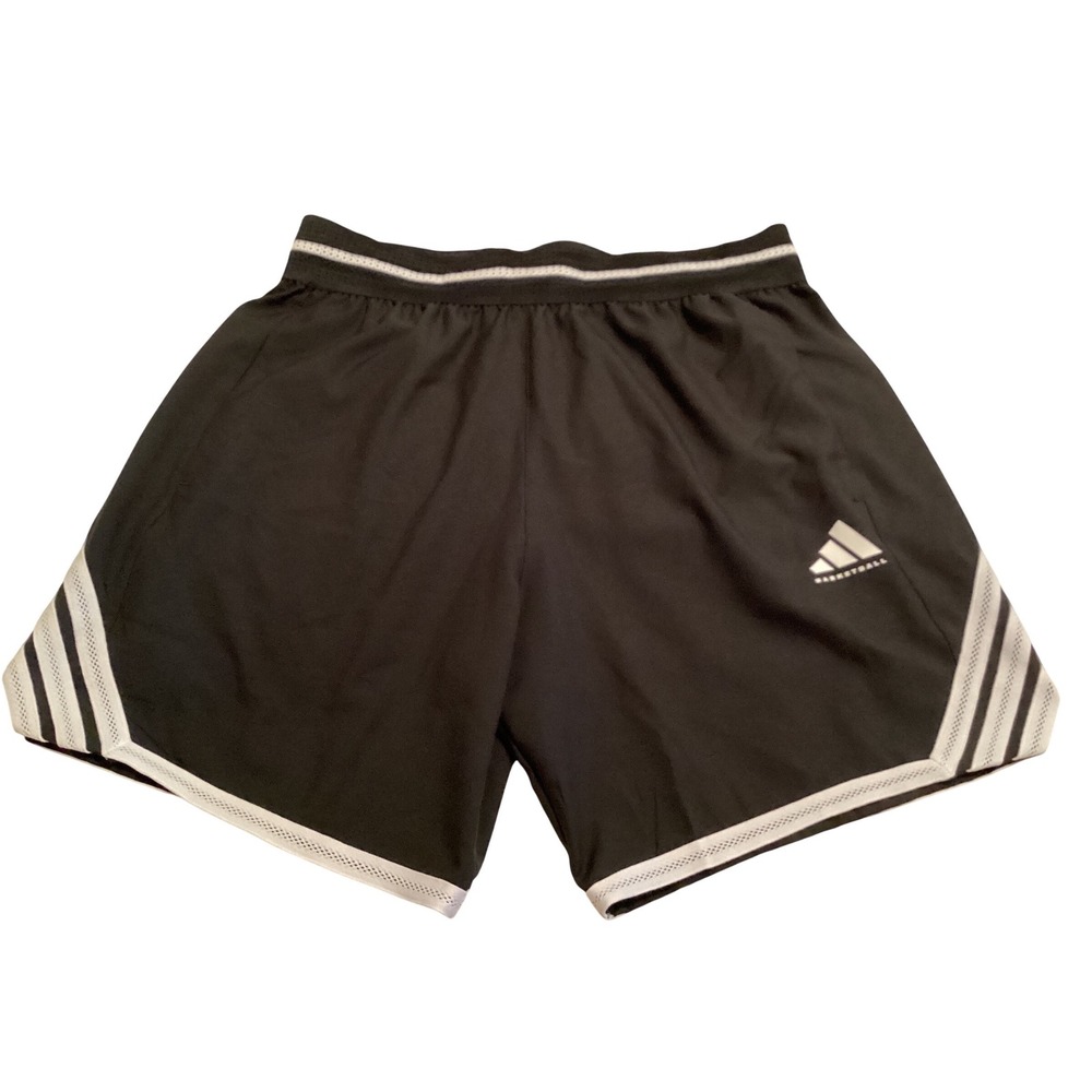 Adidas Mens Crazylite Basketball Shorts Black White 7 Inch Inseam JN0328 Size M - Picture 3 of 7